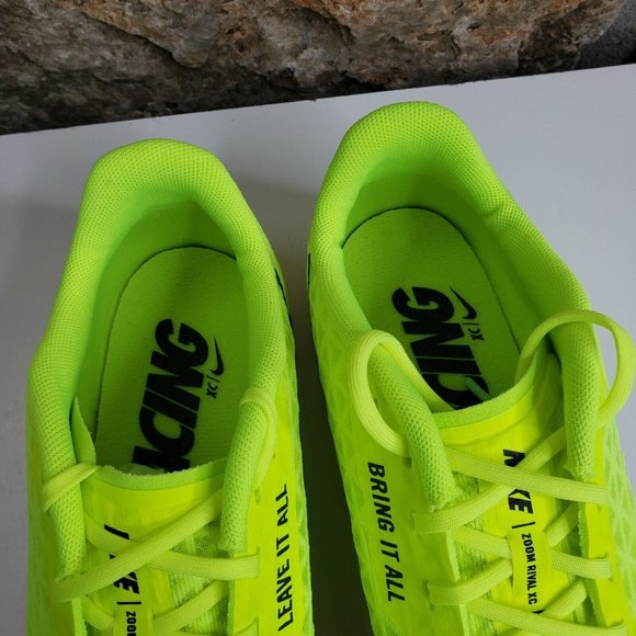 Nike Zoom Rival XC 5 Track Field Spikes Men\'s Size 9.5 Volt Green CZ1795-702 NEW main image 6